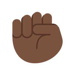 Raised Fist: Dark Skin Tone