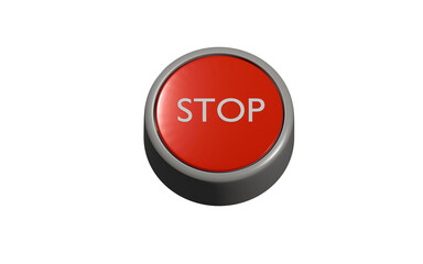 red button with silver round edge