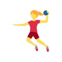 Female Handball Player
