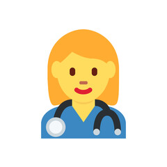 Naklejka premium Woman Doctor 