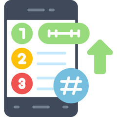 Trending Topic Icon Vector Element