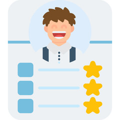 Influencer Rank Icon Vector Element