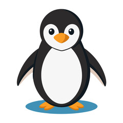 Fototapeta premium vector illustration of cartoon penguin
