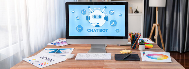 Chatbot software application for brisk online business that automatically reply to customer...