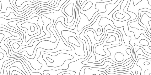 Topographic Map Lines Background. Abstract Contour Pattern. Abstract Geography Background. Contour Line Map Texture
