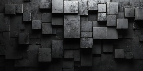Dark cubic texture background (2)