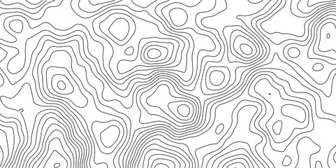 Topographic Map Lines Background. Abstract Contour Pattern. Abstract Geography Background. Contour Line Map Texture