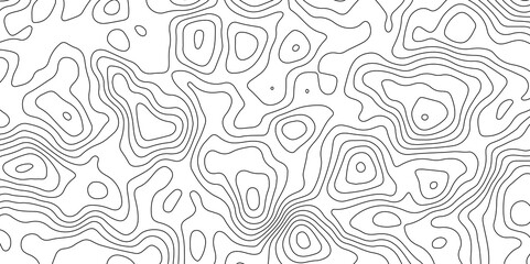Topographic Map Lines Background. Abstract Contour Pattern. Abstract Geography Background. Contour Line Map Texture