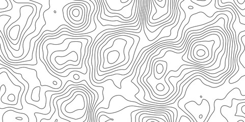 Topographic Map Lines Background. Abstract Contour Pattern. Abstract Geography Background. Contour Line Map Texture