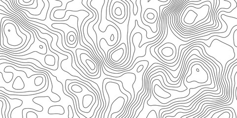 Topographic Map Lines Background. Abstract Contour Pattern. Abstract Geography Background. Contour Line Map Texture
