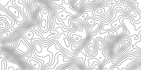 Topographic Map Lines Background. Abstract Contour Pattern. Abstract Geography Background. Contour Line Map Texture