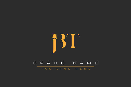JBT abstract letter logo design. This logo is designed by three abstract letters.