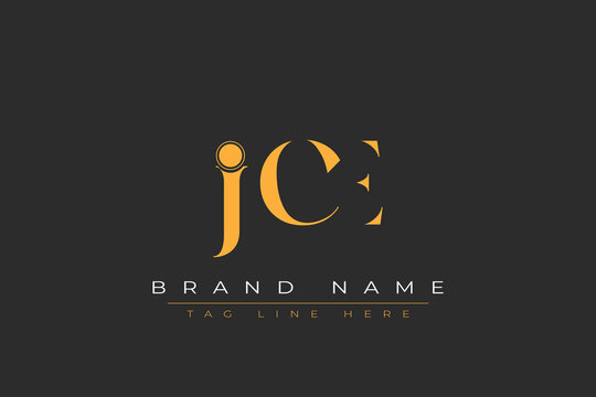 JCE abstract letter logo design. This logo is designed by three abstract letters.