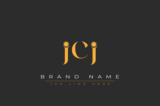 JCJ abstract letter logo design. This logo is designed by three abstract letters.