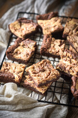 Sweet homemade chocolate brownies