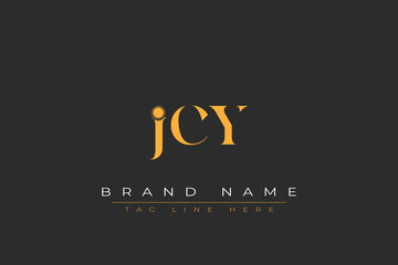 JCY abstract letter logo design. This logo is designed by three abstract letters.