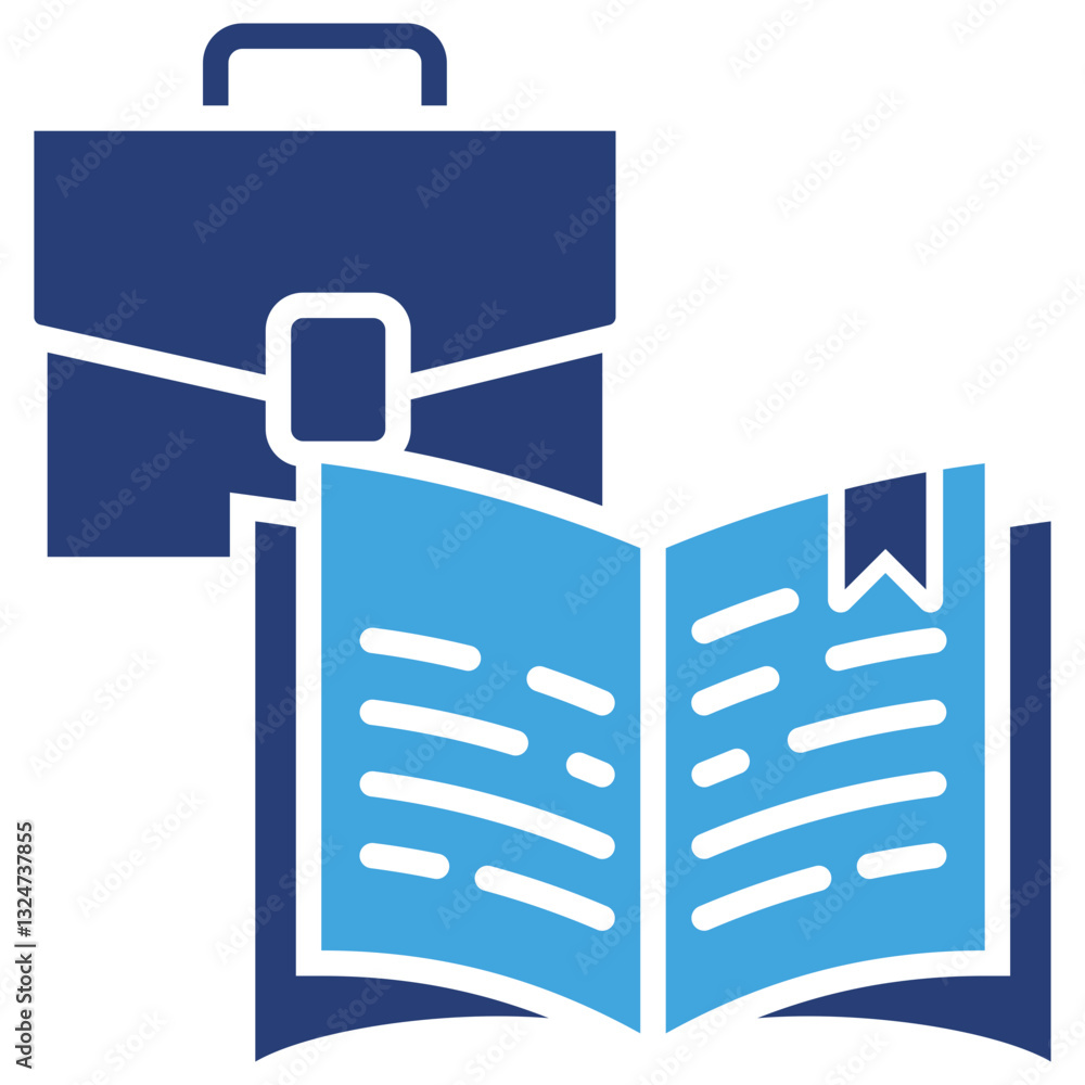 Poster Learning And Development Two Color Icon