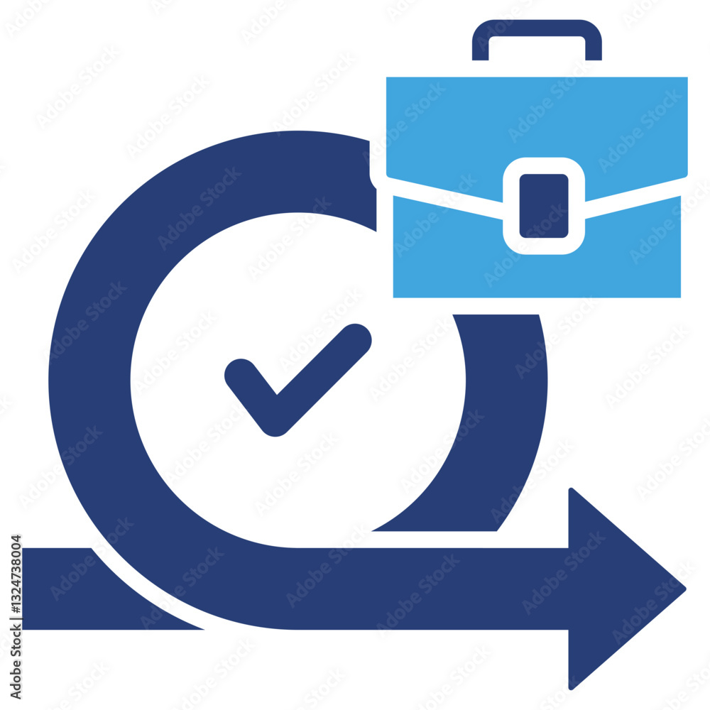 Poster Agile Two Color Icon
