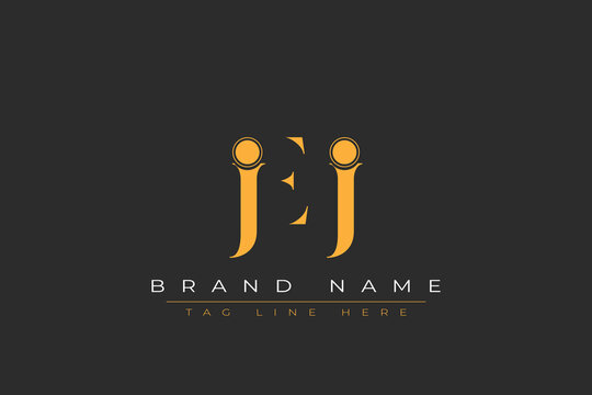 JEJ abstract letter logo design. This logo is designed by three abstract letters.