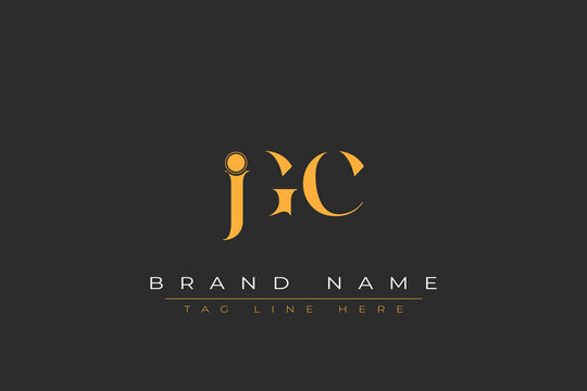 JGC abstract letter logo design. This logo is designed by three abstract letters.