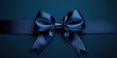 Blue Gift Wrap Bow