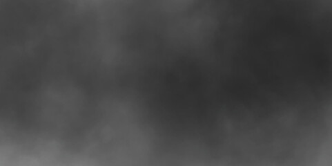 Dark black and grey dramatic grunge background texture for cloudy sky and fogy smoke abstract backdrop, slow motion closeup floating air on fog mist haze vapor smoke on black background.