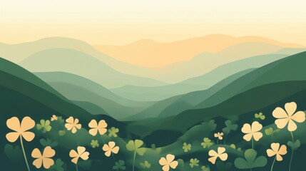 St. Patrick’s Day theme decoration.