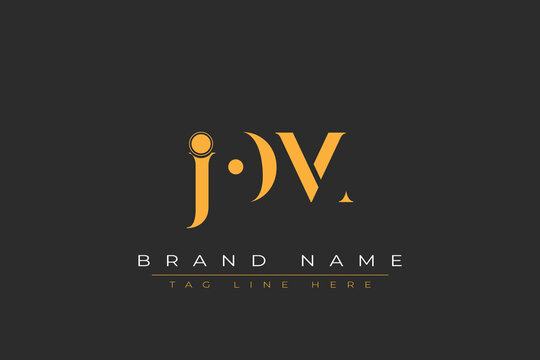 JOM abstract letter logo design. This logo is designed by three abstract letters.