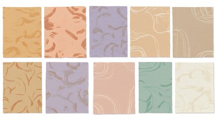 Minimalist abstract backgrounds with soft pastel textures, natural wavy lines, and elegant earthy tones for modern designs.