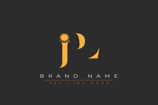 JPL abstract letter logo design. This logo is designed by three abstract letters.