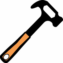 Hammer Tool Icon | Construction, Repair, and DIY Concept