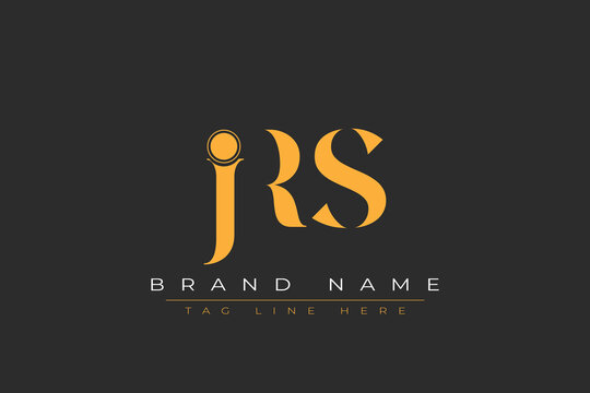 JRS abstract letter logo design. This logo is designed by three abstract letters.