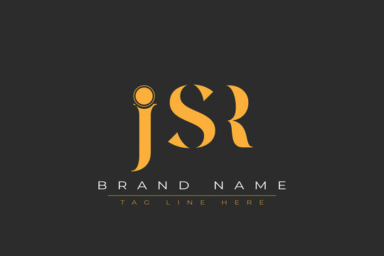 JSR abstract letter logo design. This logo is designed by three abstract letters.
