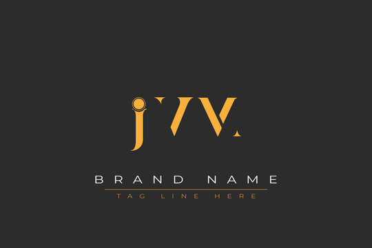 JVM abstract letter logo design. This logo is designed by three abstract letters.
