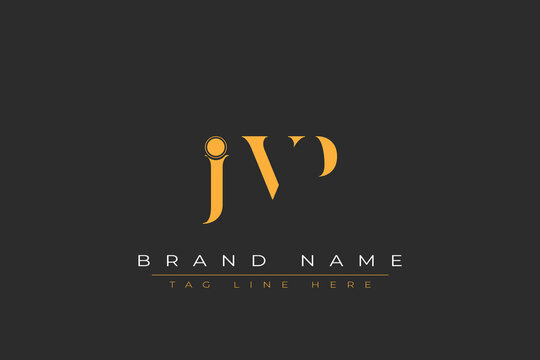JVP abstract letter logo design. This logo is designed by three abstract letters.