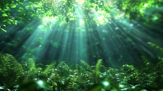 Nature's Frequency: A Rainforest Illuminated by Schumann Resonance Connection
