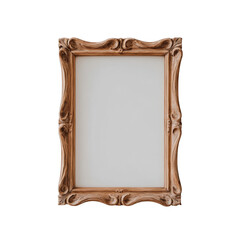 Golden Frame: An antique, ornately carved golden frame, perfect for displaying cherished memories or adding a touch of vintage elegance to any interior. 
