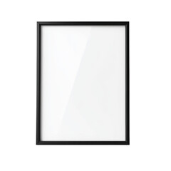 Black Picture Frame: A sleek, modern black picture frame is presented, perfect for showcasing art, photographs, or promotional materials, ideal for home decor or presentations.