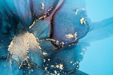 Original artwork photo of marble ink abstract art. High resolution photograph from exemplary...
