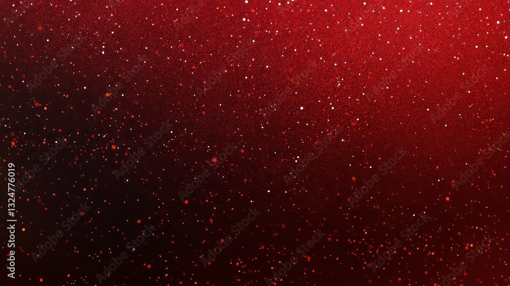 Poster red glitter background with sparkling texture and a soft, blurred effect. perfect for festive design
