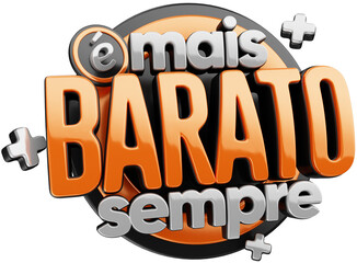 mais barato sempre