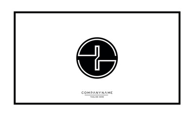 Fototapeta premium Alphabet letters I or II logo vector icon