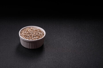 Peeled sunflower seeds in a bowl, an ingredient for making vegetarian food