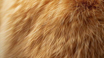 Fototapeta premium Close-up of baby rabbit fur, ultra-soft fine texture, fluffy and warm natural fiber