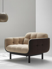 Modern furniture piece in a minimalistic interior