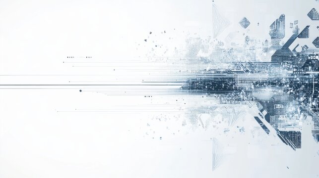 High tech background template design.