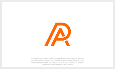 Letter RA Logo Template Design Vector Illustration. Initial RA Logo.