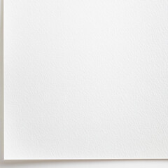 Naklejka premium Blank white paper sheet with subtle texture background
