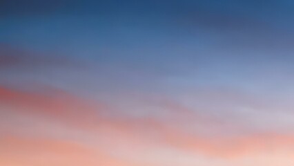 Serene gradient background with smooth transitions from light peach and pink hues to soft, calming blue tones, creating a peaceful visual experience.
