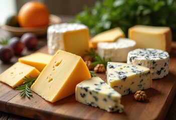 colorful minimalist cheese board displaying assorted cheeses various textures shapes vibrant culinary experience, rainbow, lgbtq, lgbt, pride, love, equality